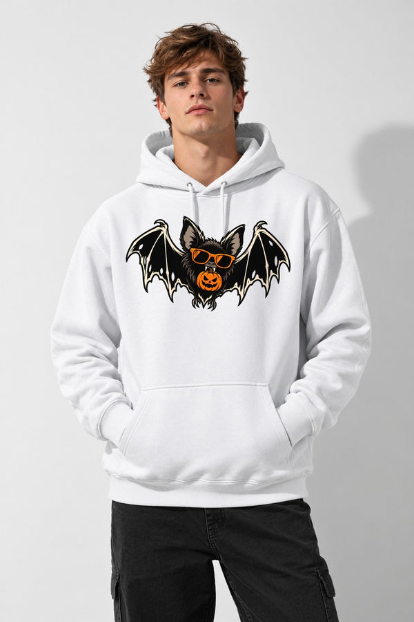 Cool Bat Pumpkin - White