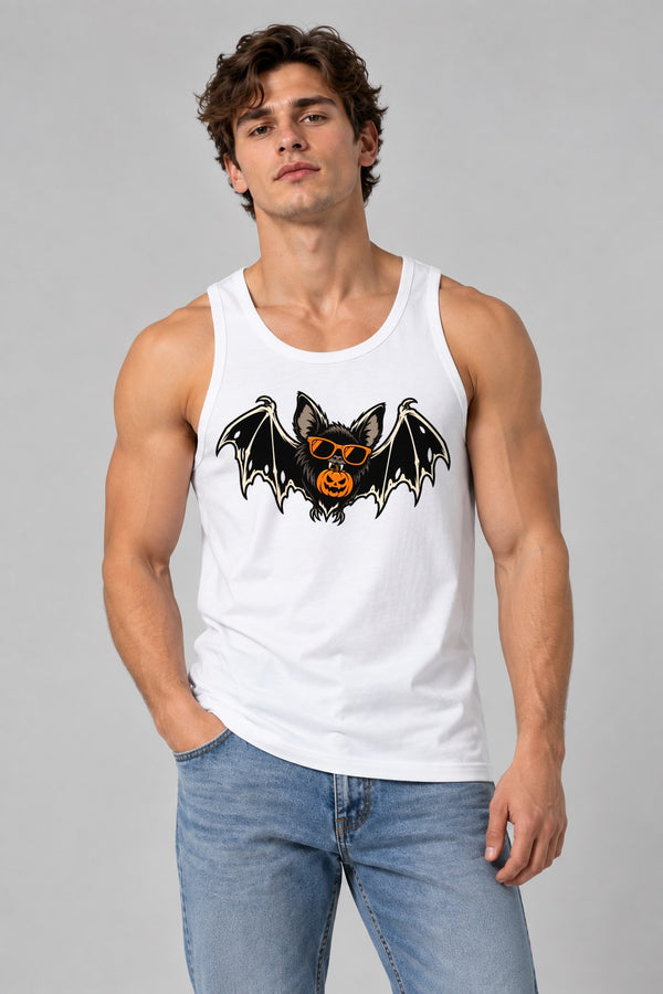 Cool Bat Pumpkin - White