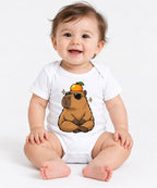 Cool Capybara Orange - White