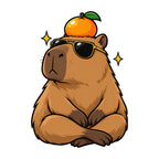 Cool Capybara Orange