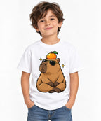 Cool Capybara Orange - White