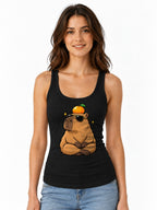 Cool Capybara Orange - Black