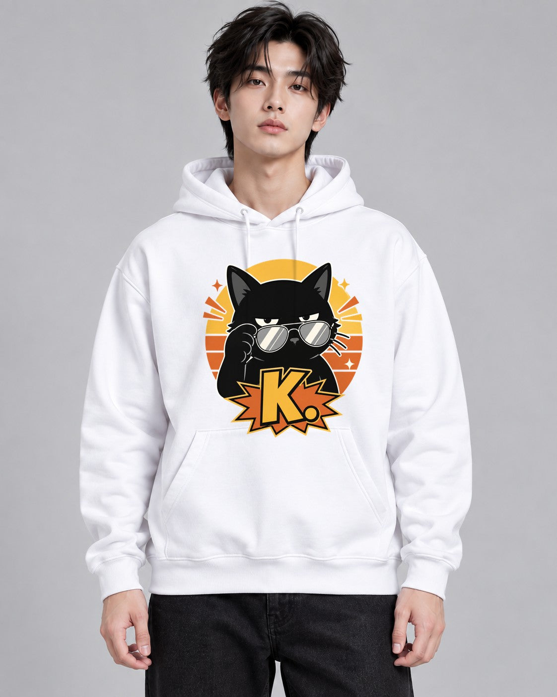 Cool Cat K - White