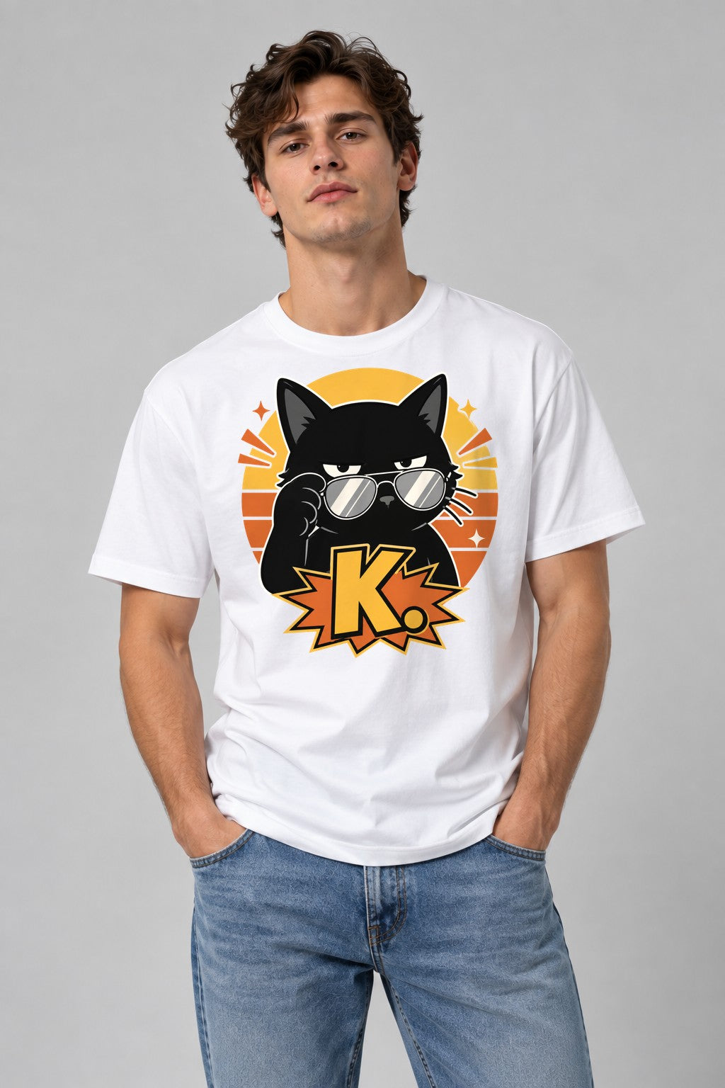 Cool Cat K - White