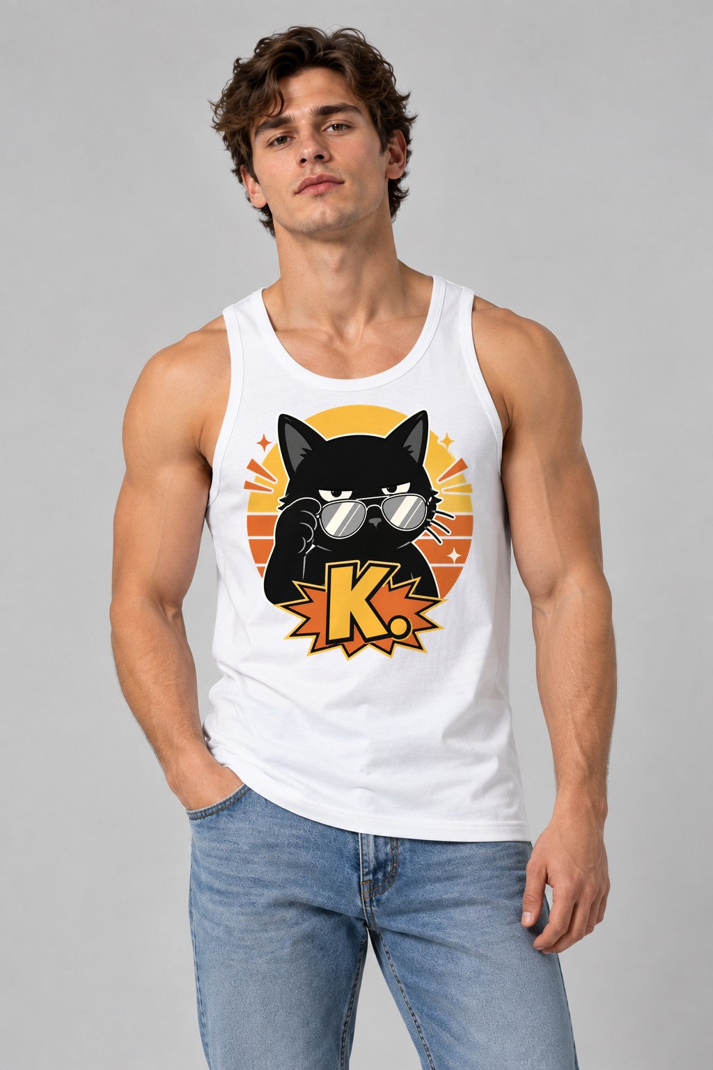 Cool Cat K - White