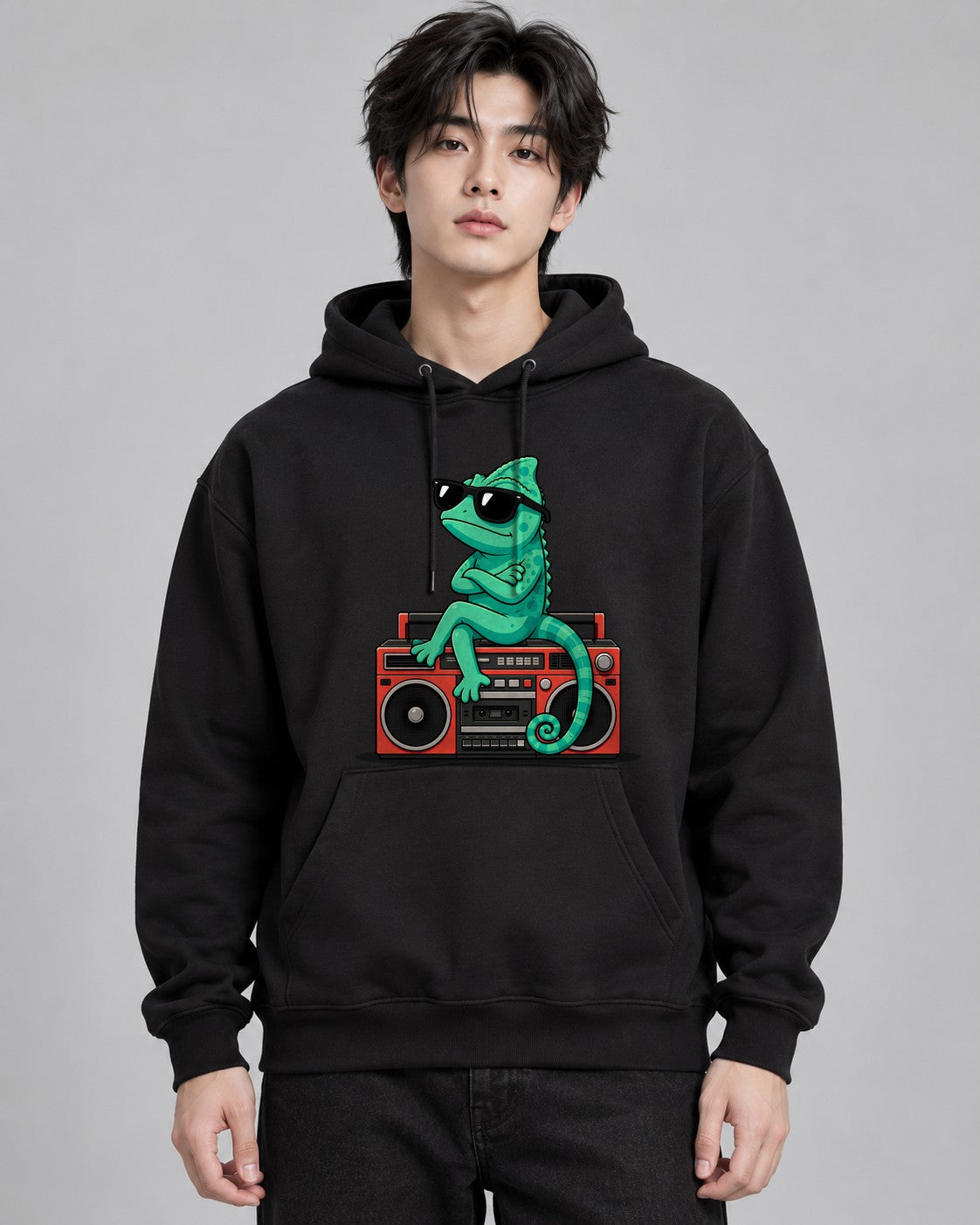 Cool Chameleon Vibes - Black