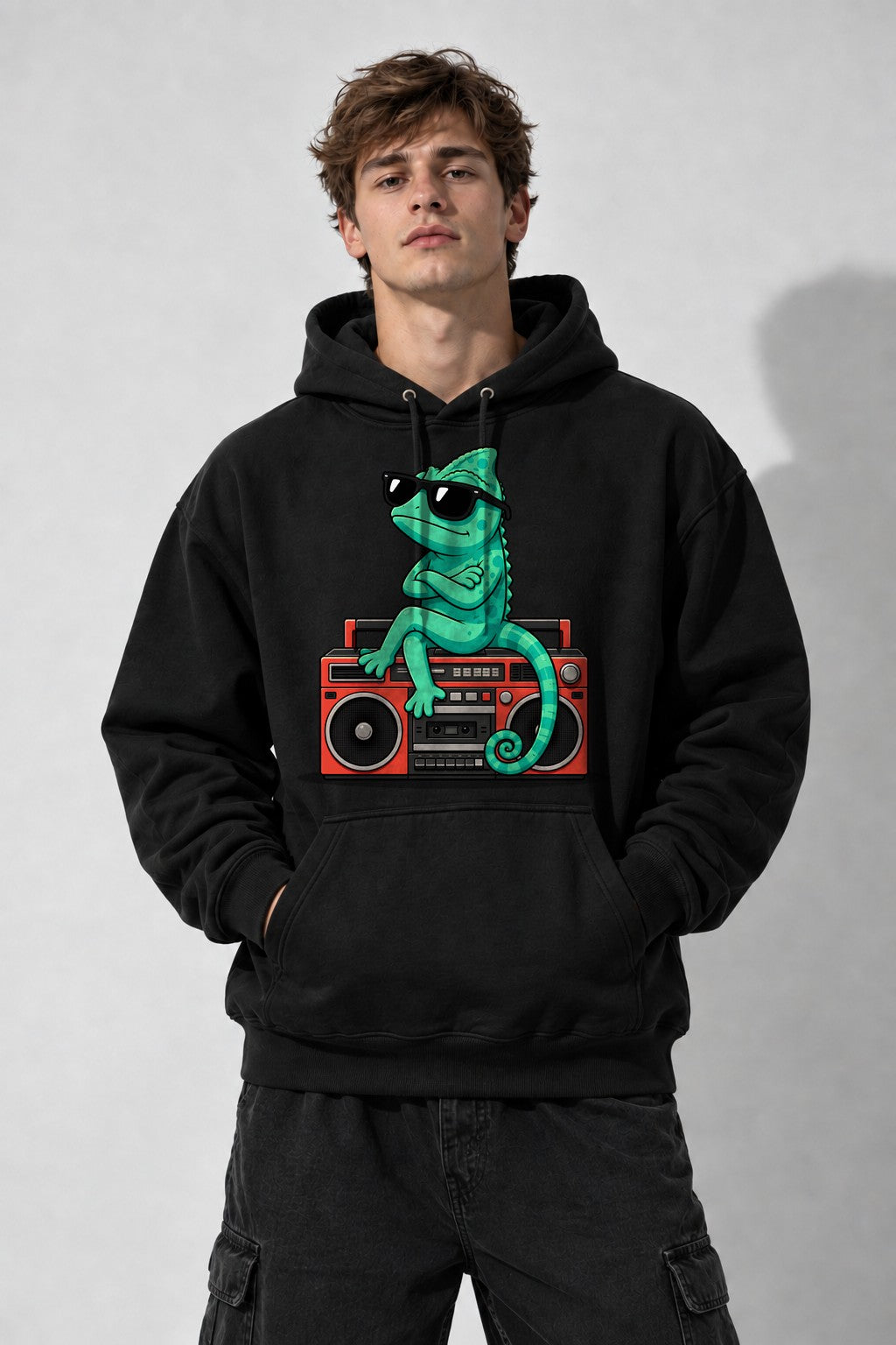 Cool Chameleon Vibes - Black