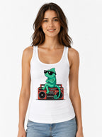 Cool Chameleon Vibes - White