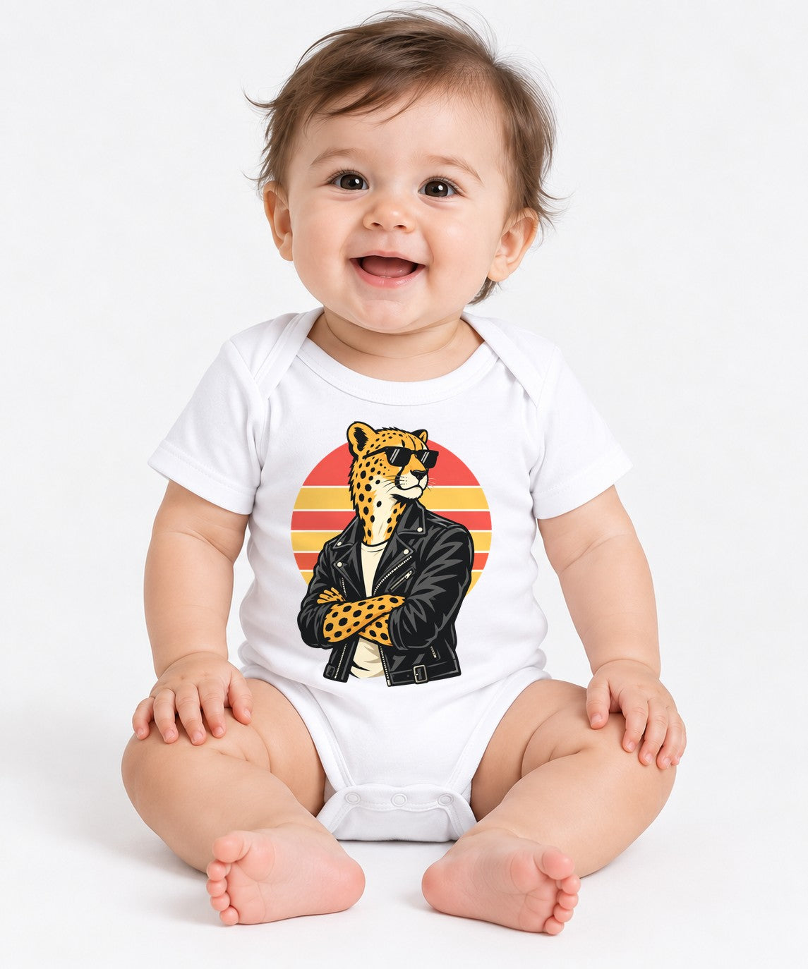 Cool Cheetah Rider - White