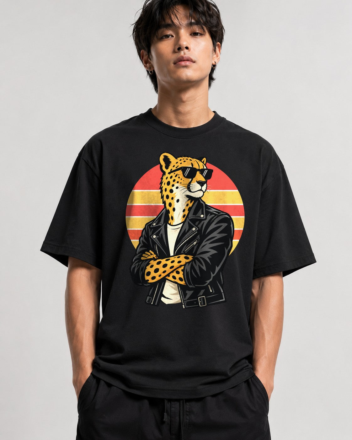 Cool Cheetah Rider - Black