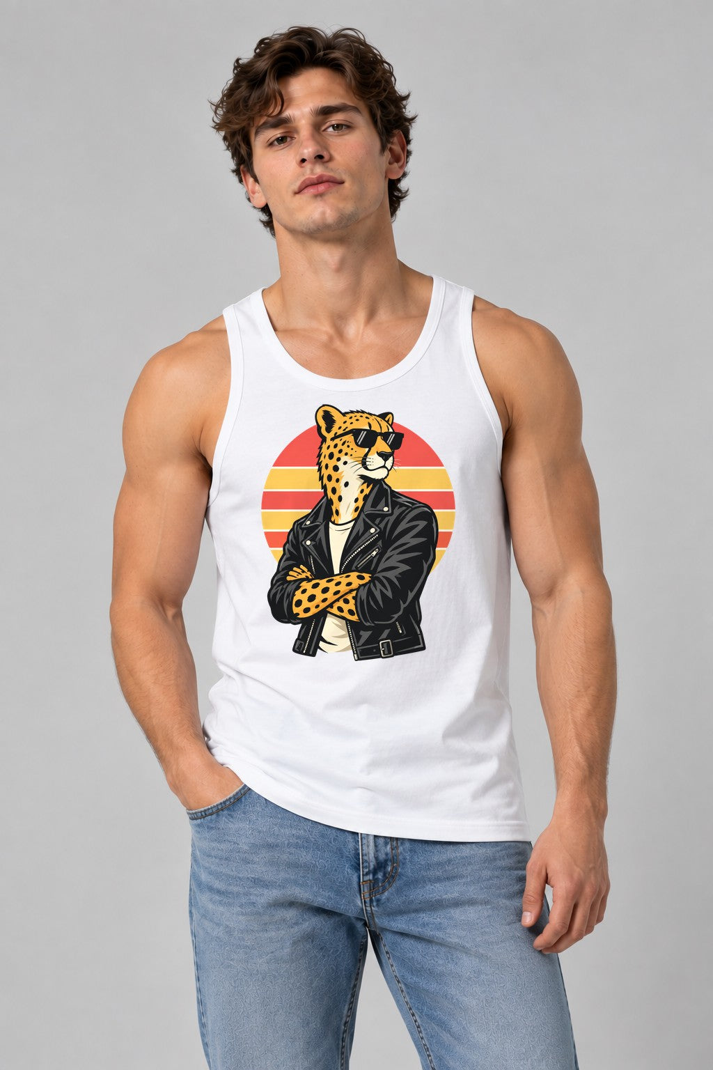 Cool Cheetah Rider - White