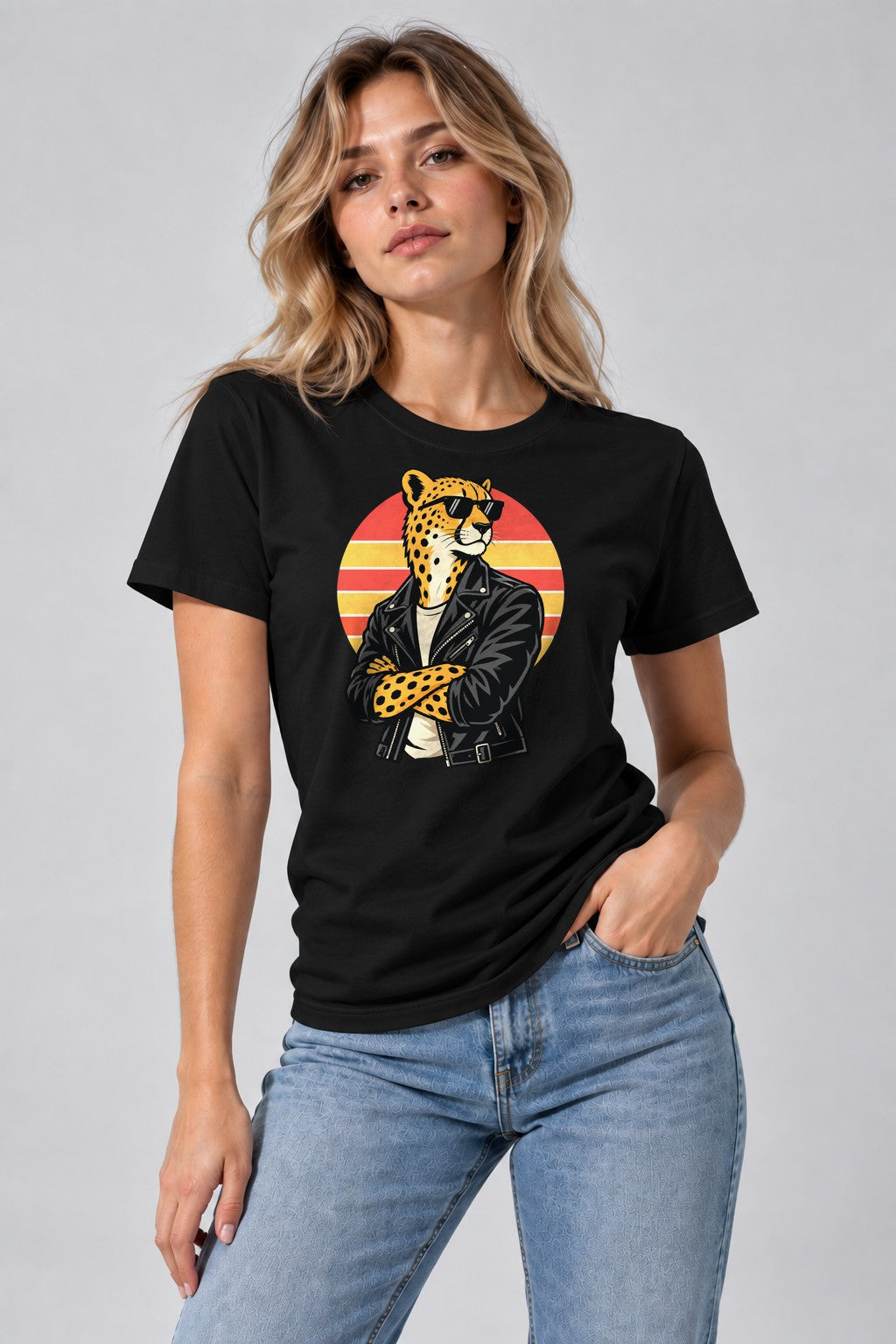 Cool Cheetah Rider - Black