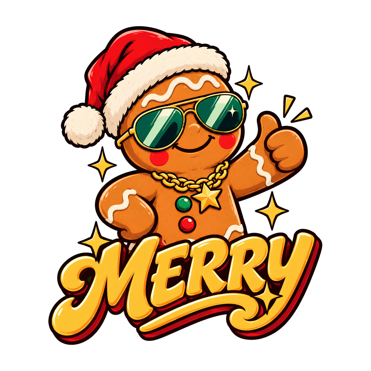 Cool Gingerbread Merry