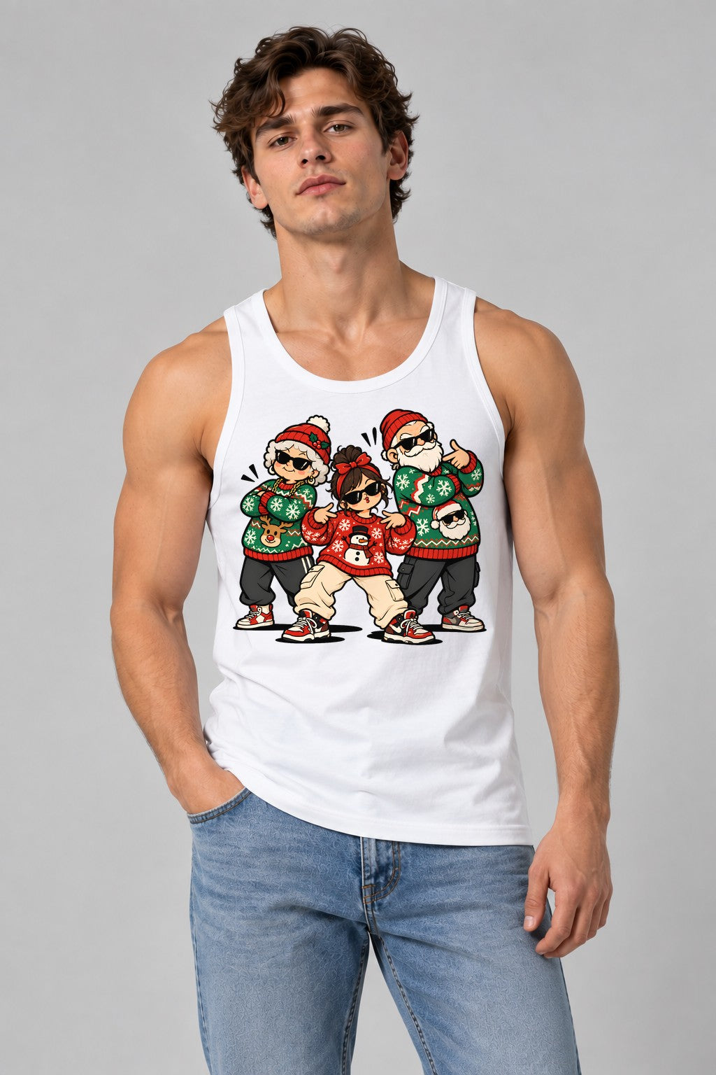 Cool Holiday Squad - White