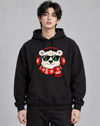 Cool Polar Bear Christmas - Black
