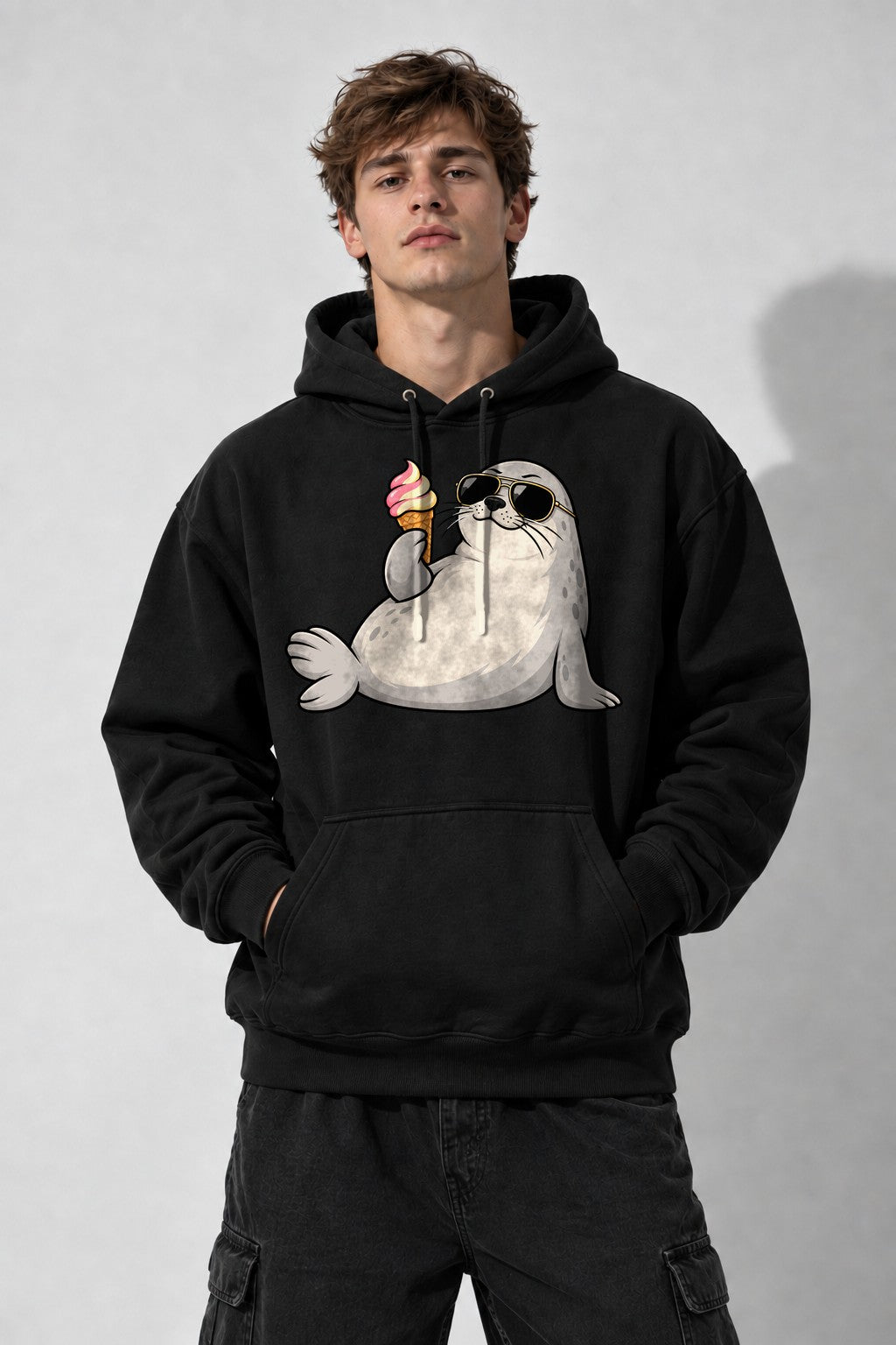 Cool Seal Ice Cream - Black