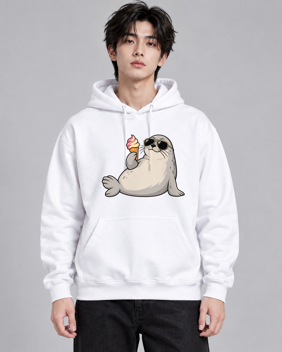 Cool Seal Ice Cream - White