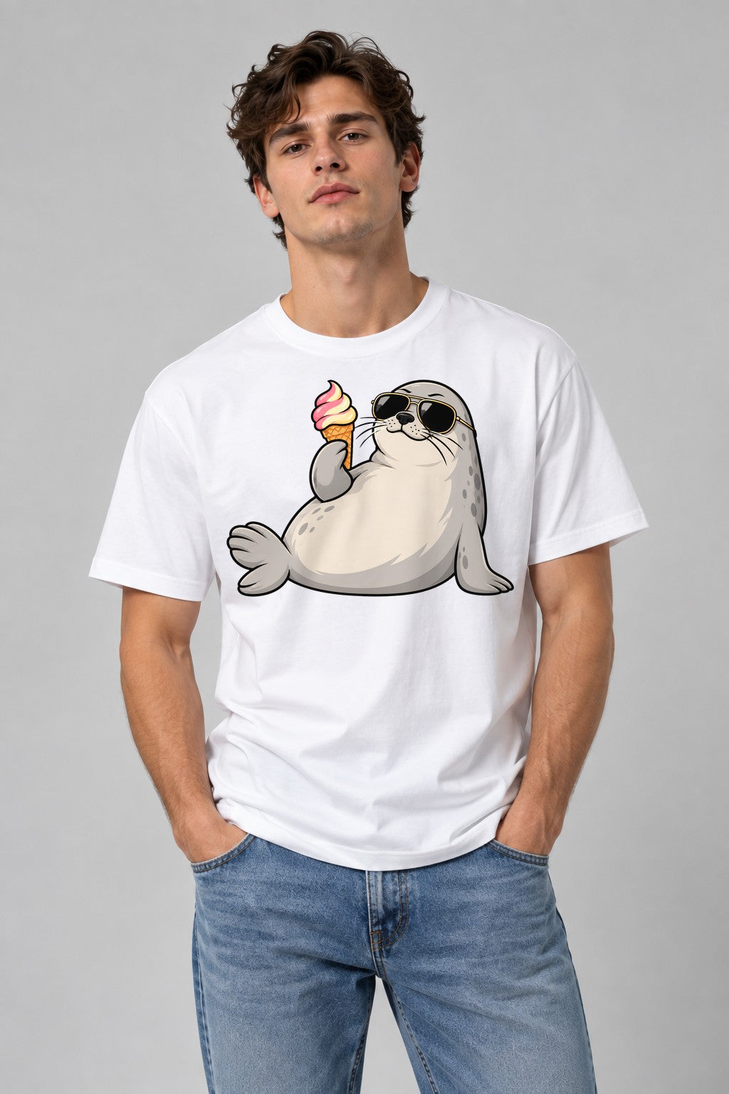 Cool Seal Ice Cream - White