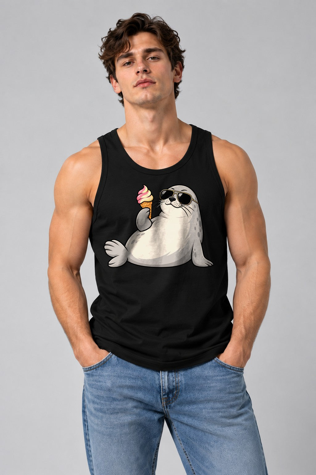 Cool Seal Ice Cream - Black