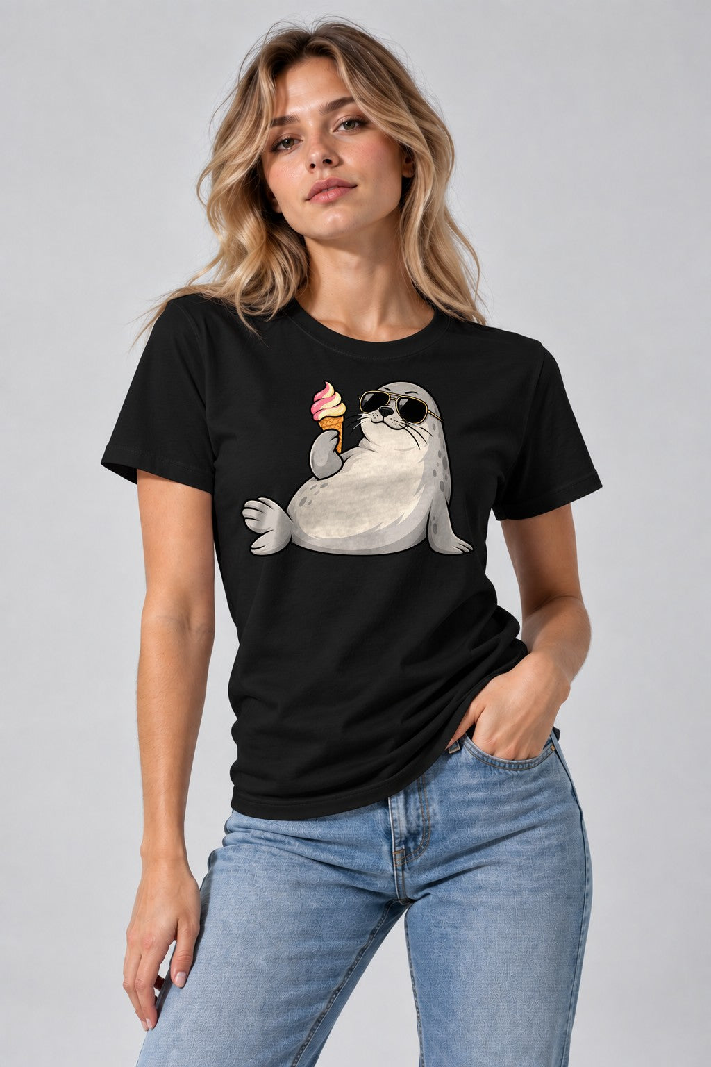 Cool Seal Ice Cream - Black