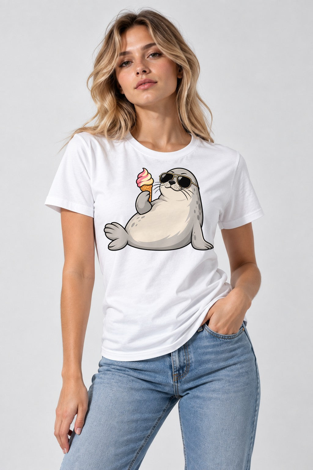 Cool Seal Ice Cream - White