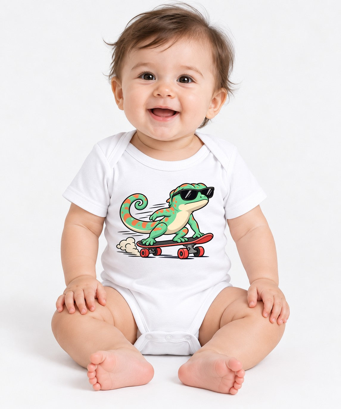 Cool Skate Lizard - White