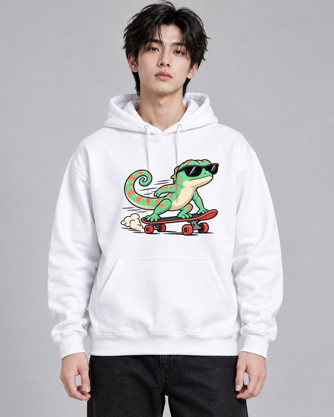 Cool Skate Lizard - White