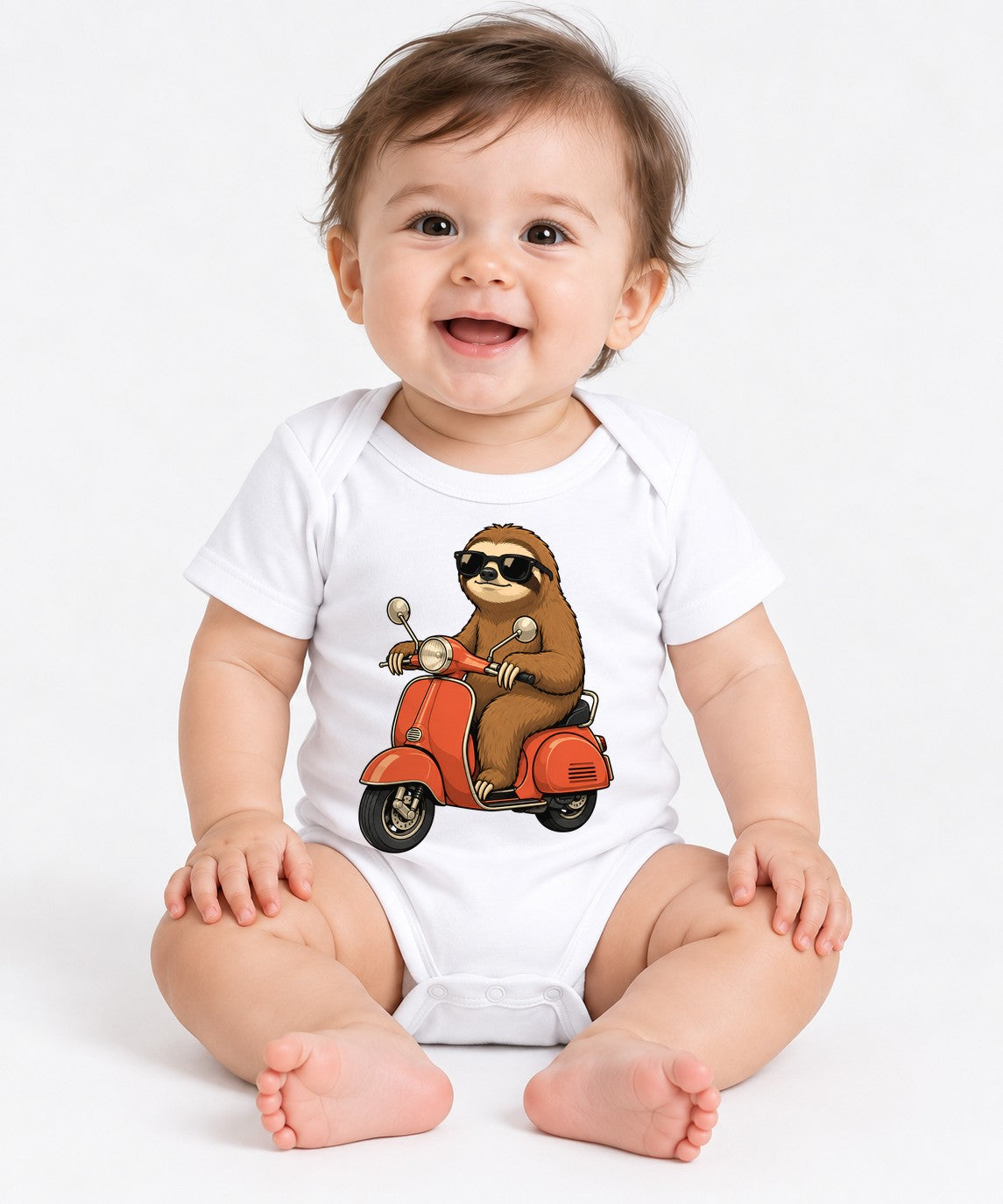 Cool Sloth Scooter - White