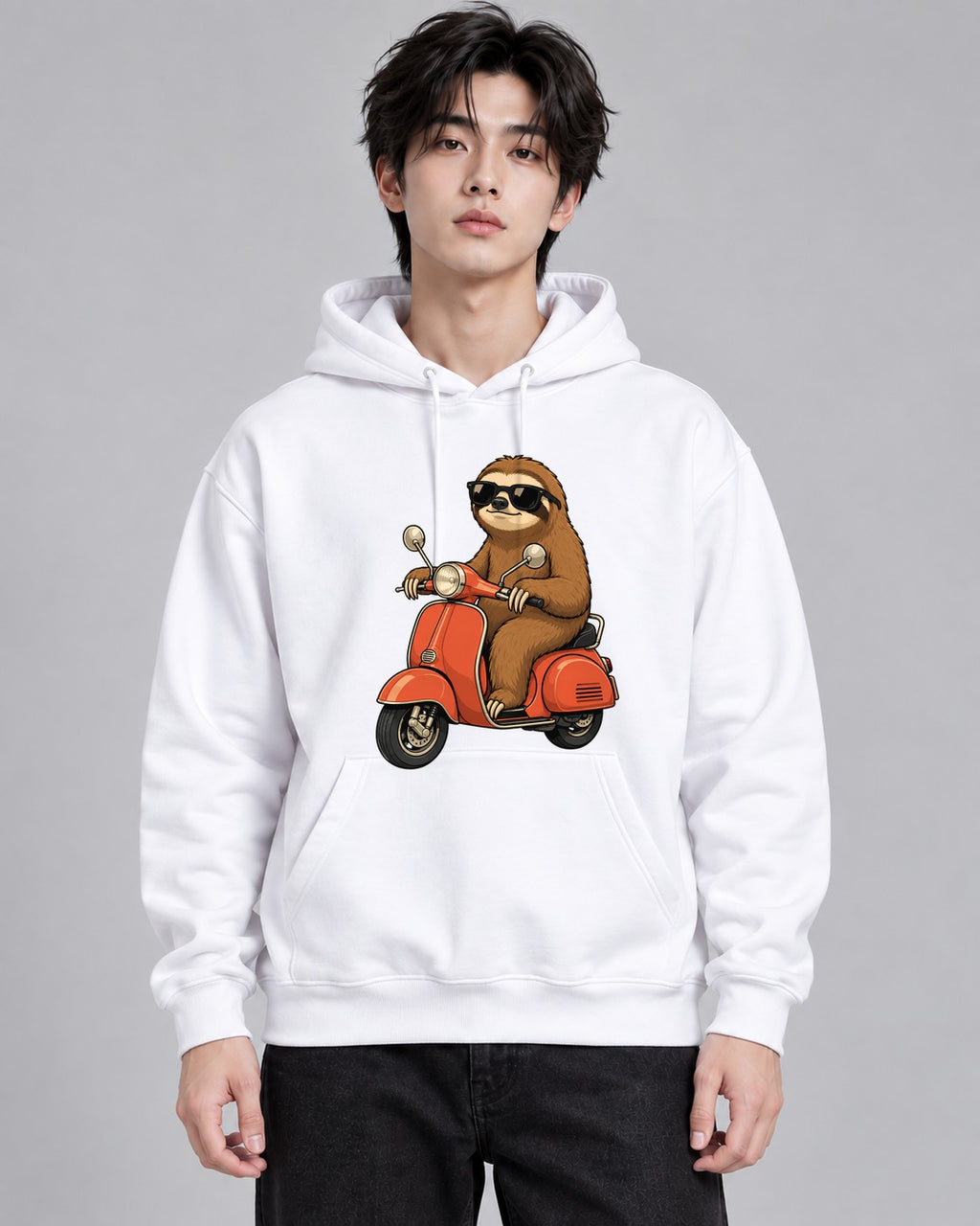 Cool Sloth Scooter - White
