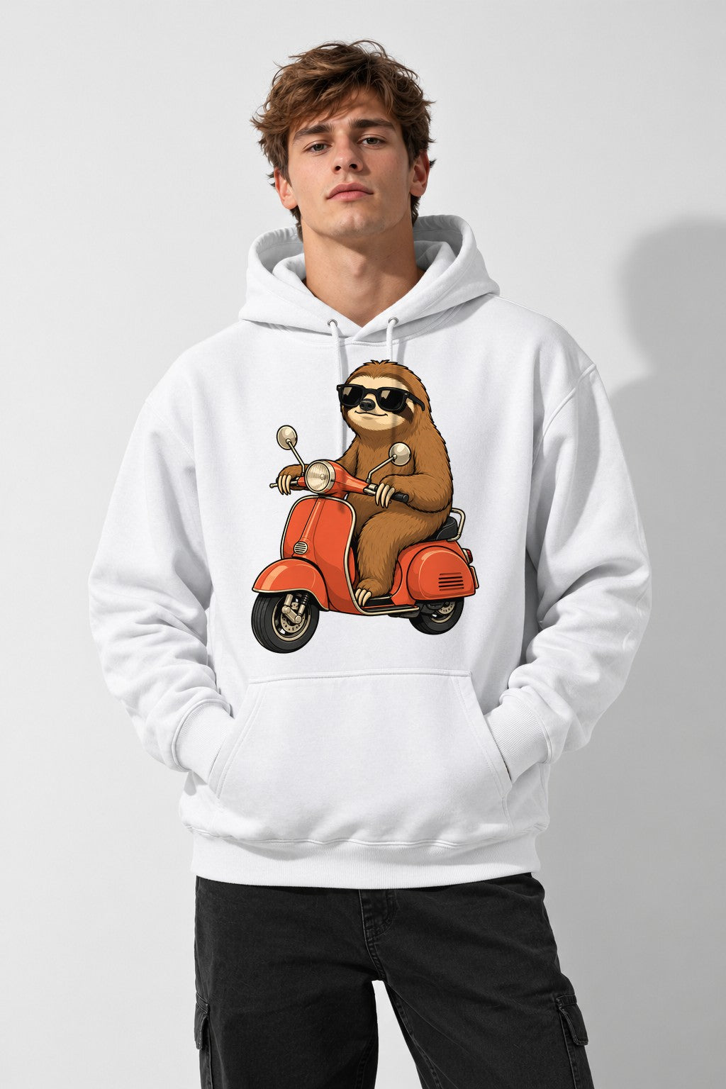 Cool Sloth Scooter - White