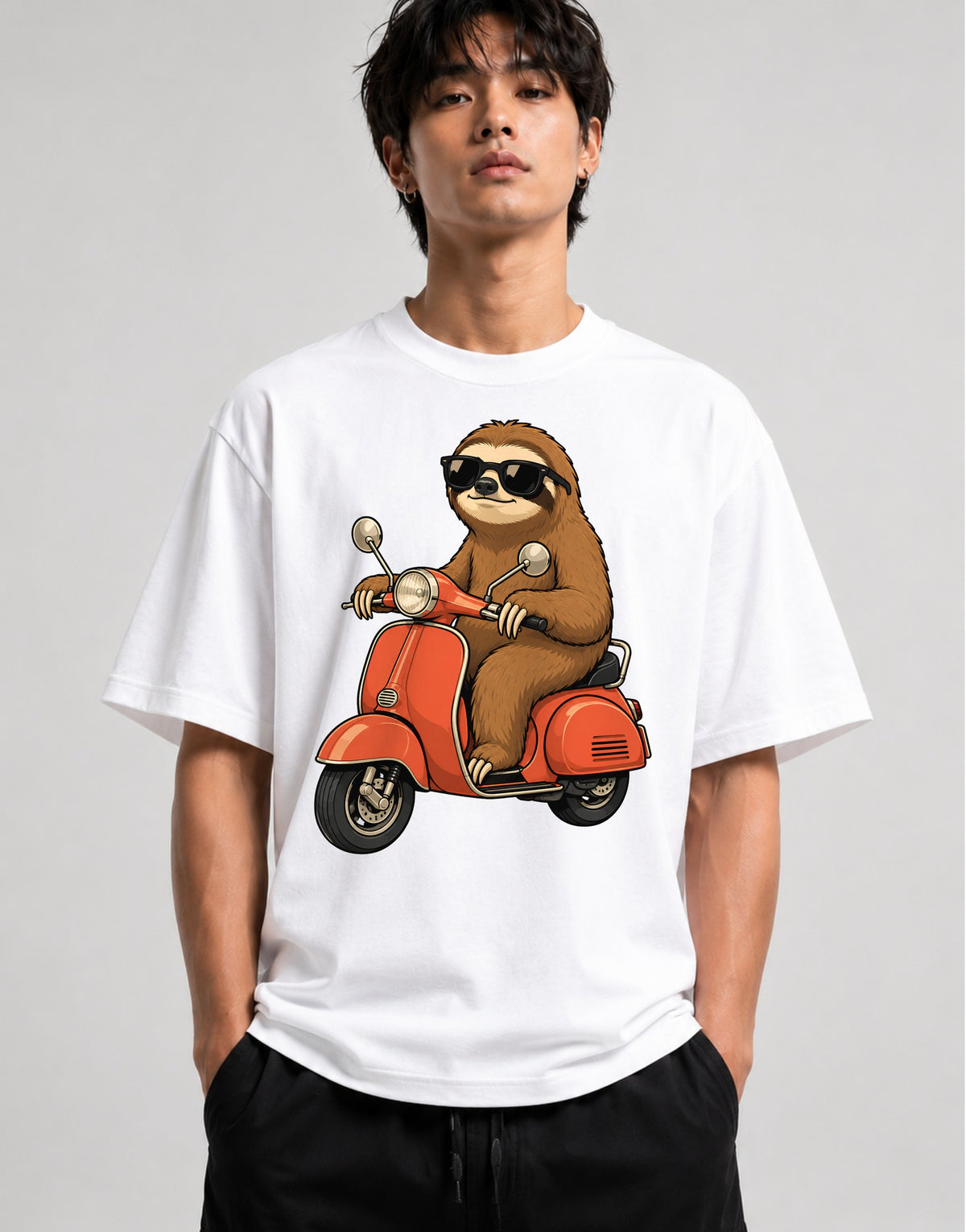 Cool Sloth Scooter - White
