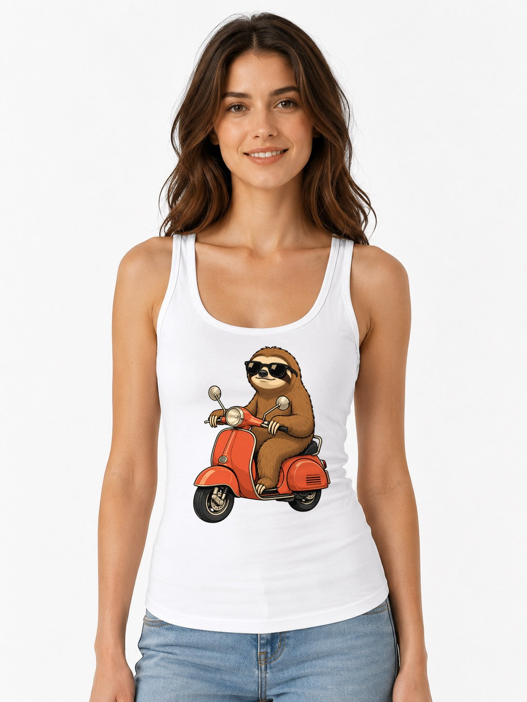 Cool Sloth Scooter - White
