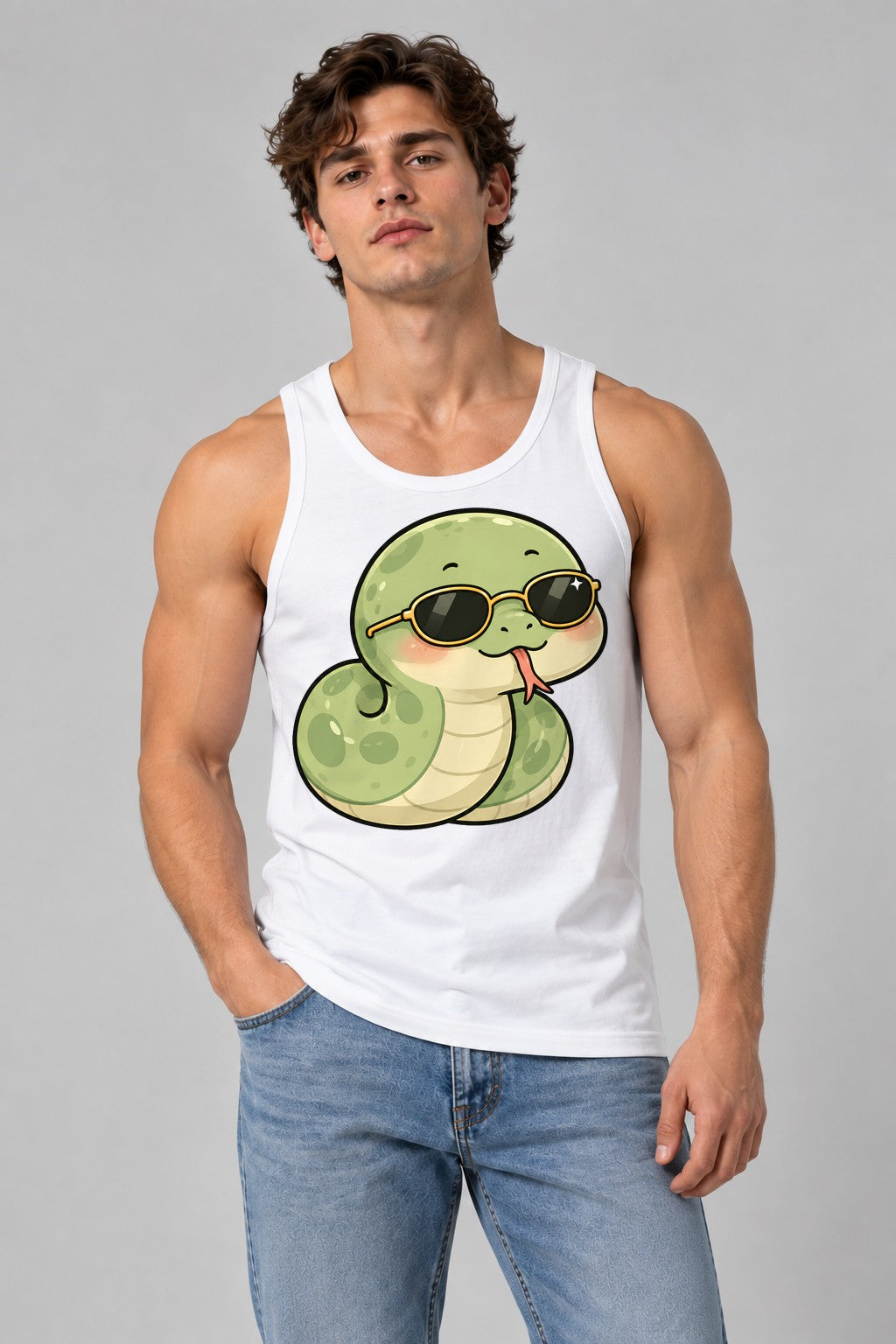 Cool Snake - White