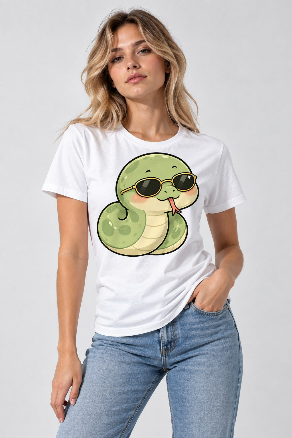 Cool Snake - White
