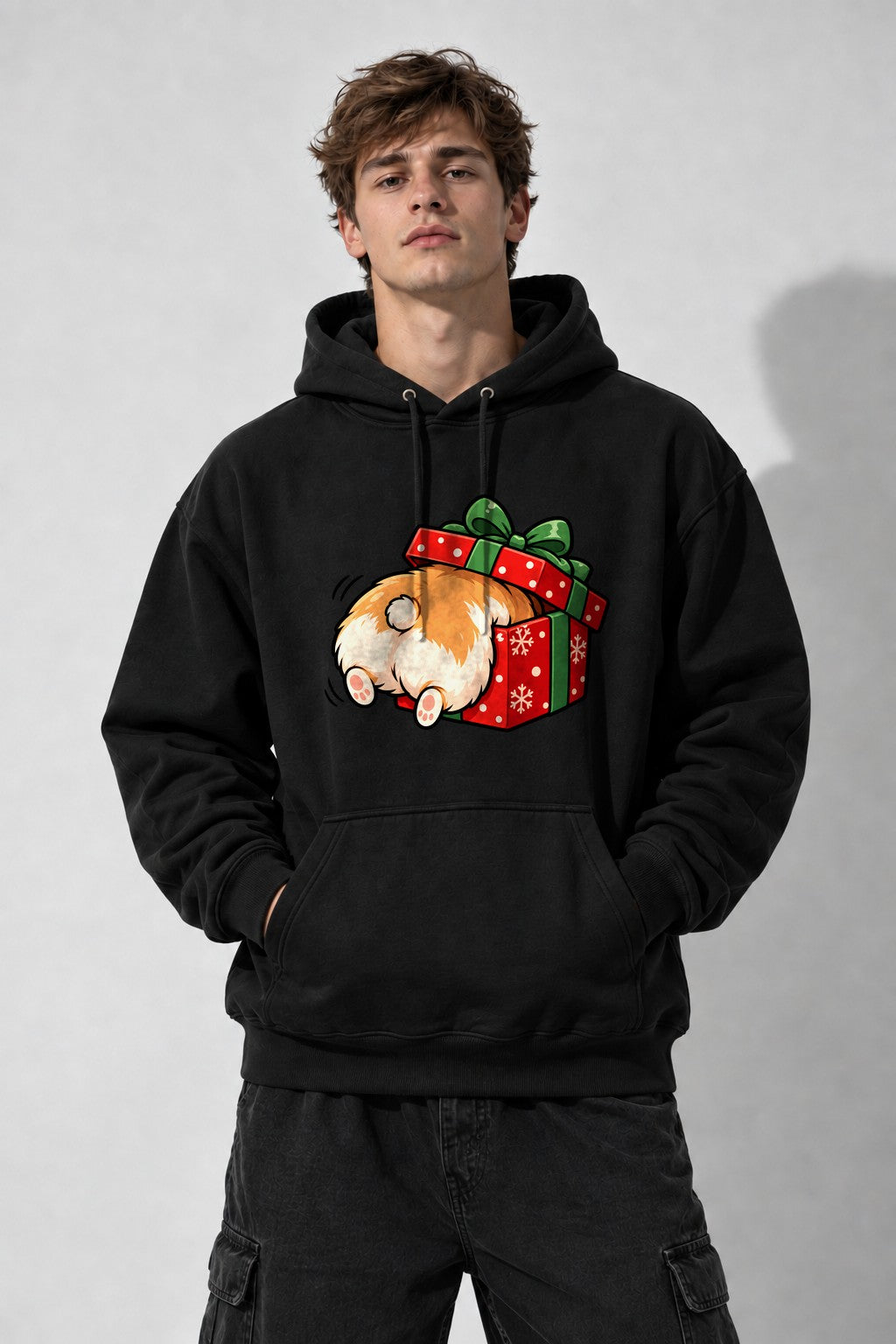 Corgi Christmas Gift - Black
