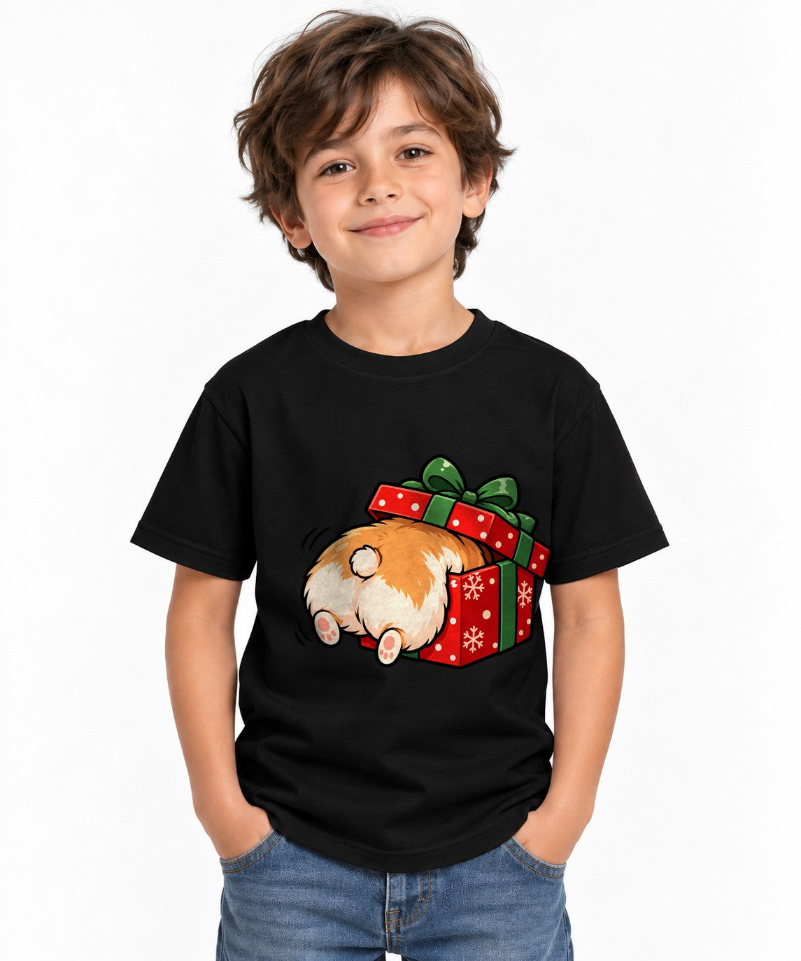 Corgi Christmas Gift - Black