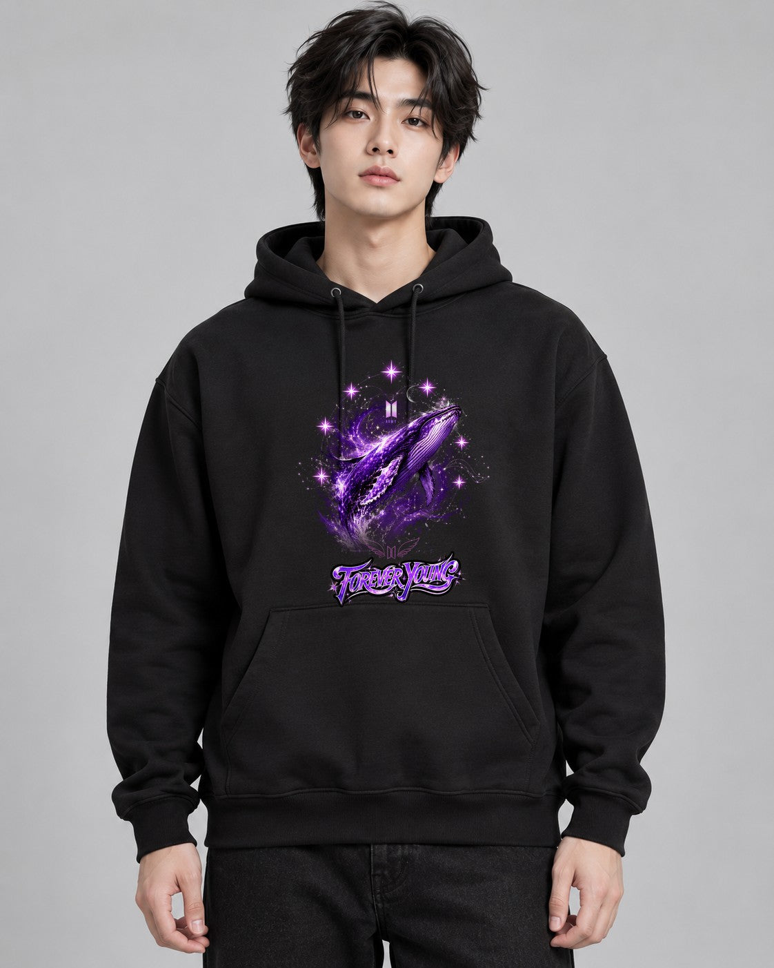 Cosmic Whale Dream - Black