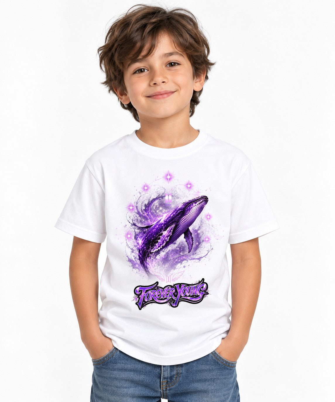 Cosmic Whale Dream - White