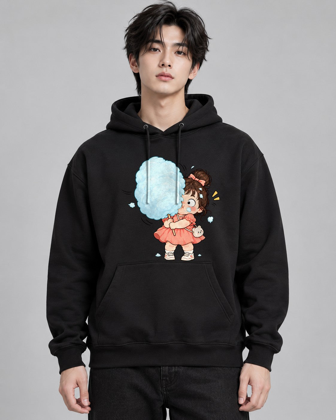 Cotton Candy Girl - Black