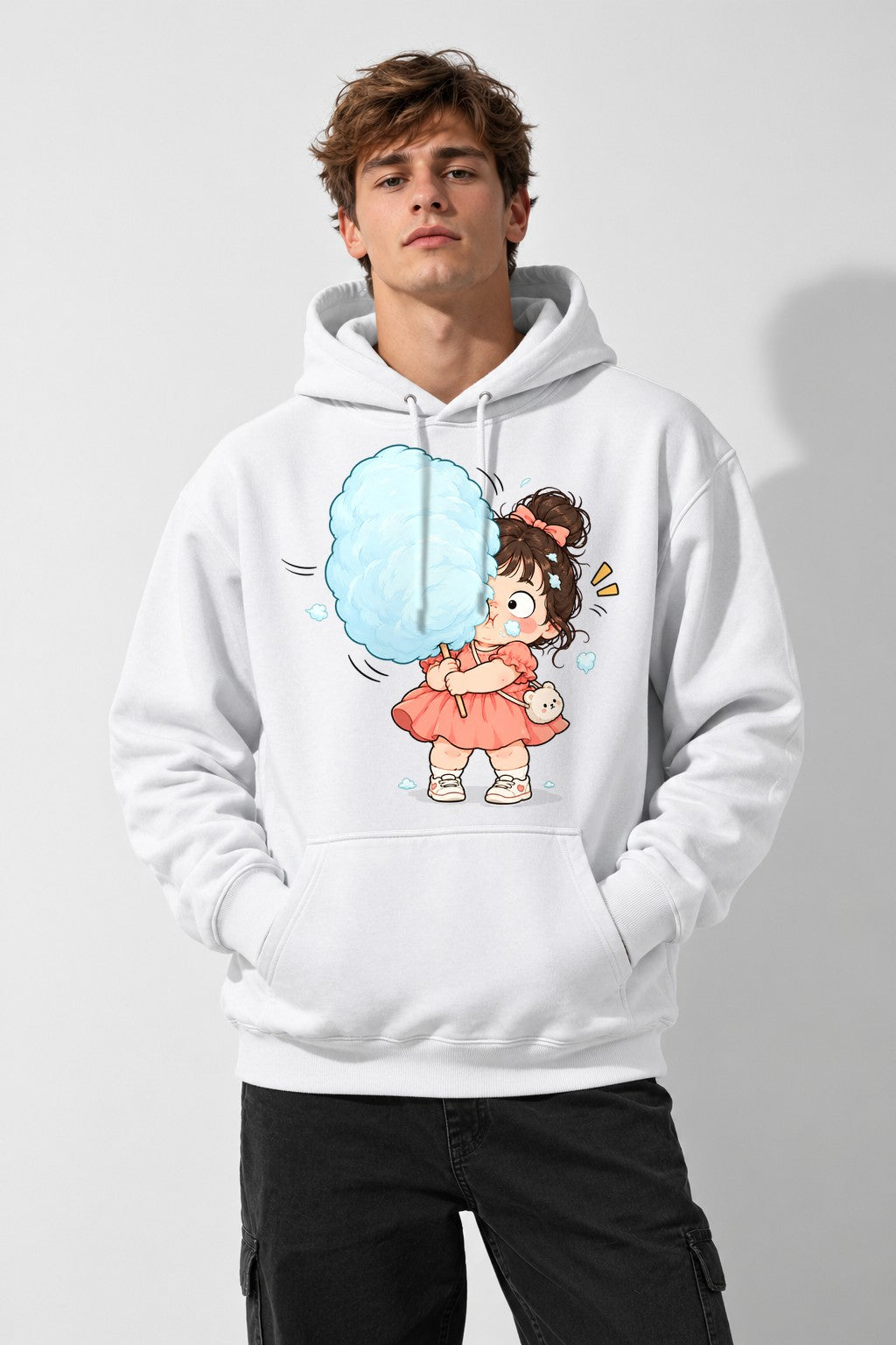 Cotton Candy Girl - White