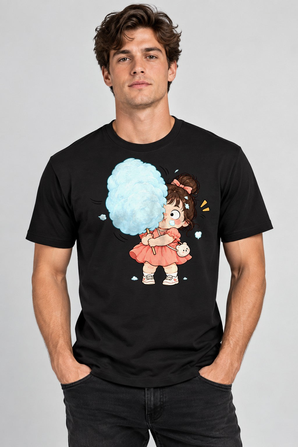 Cotton Candy Girl - Black