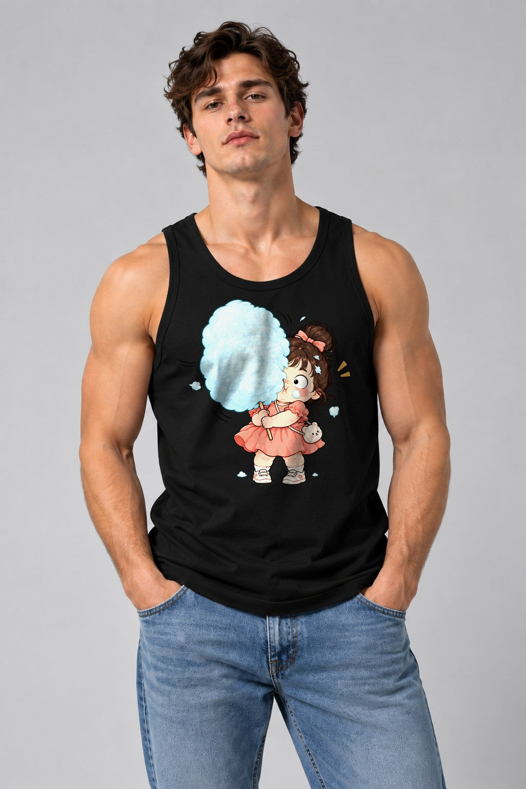 Cotton Candy Girl - Black