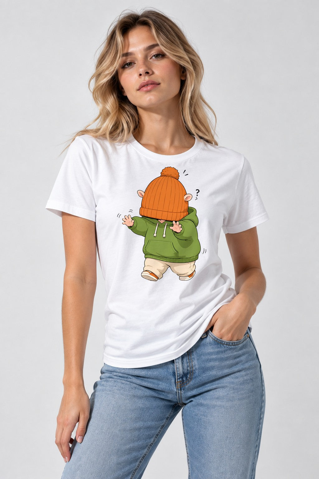 Cozy Beanie Kid - White