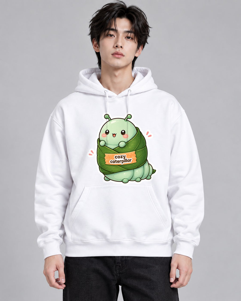 Cozy Caterpillar - White