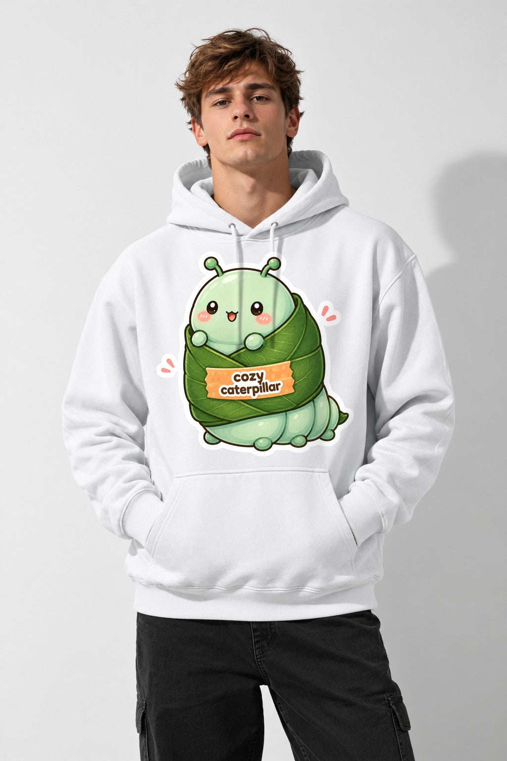 Cozy Caterpillar - White