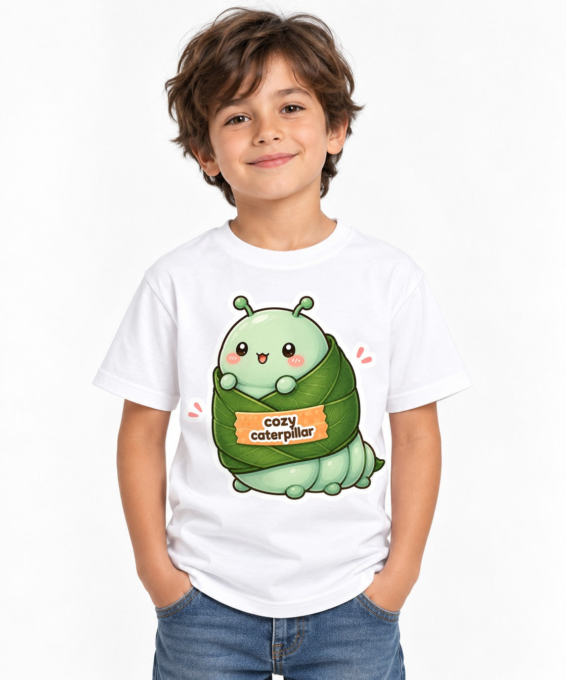 Cozy Caterpillar - White