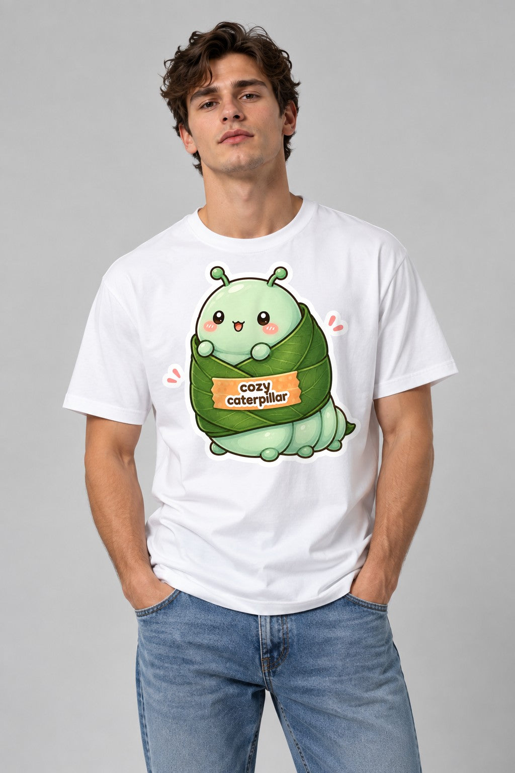 Cozy Caterpillar - White