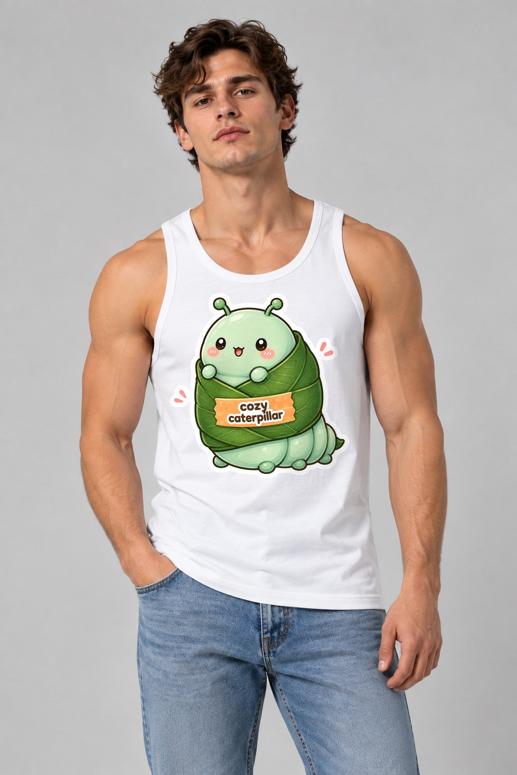 Cozy Caterpillar - White