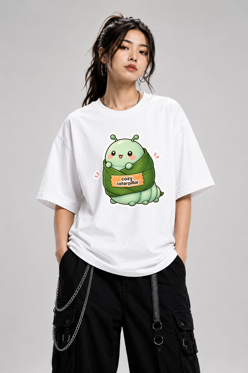 Cozy Caterpillar - White
