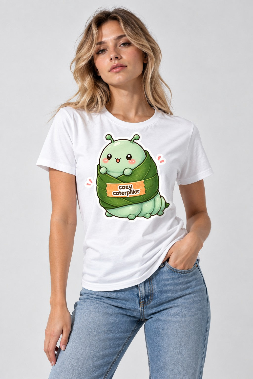 Cozy Caterpillar - White
